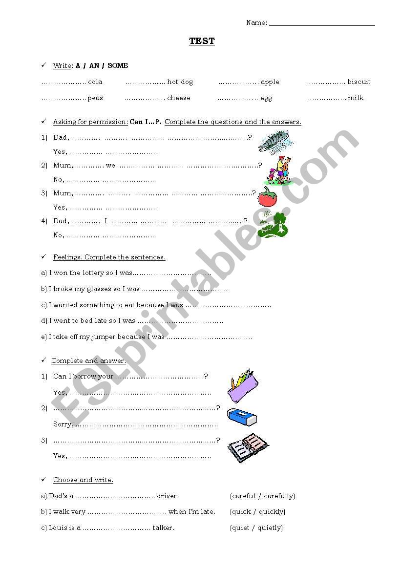 Test worksheet