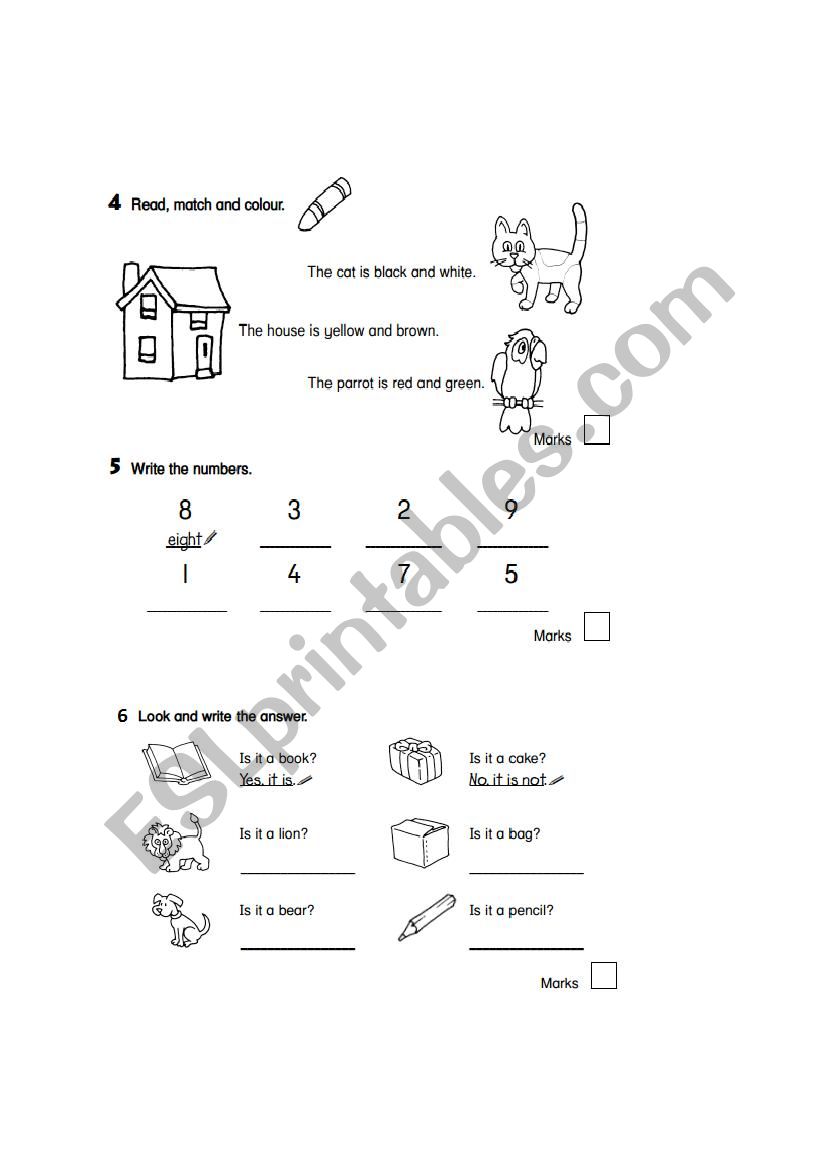 third grade worksheet