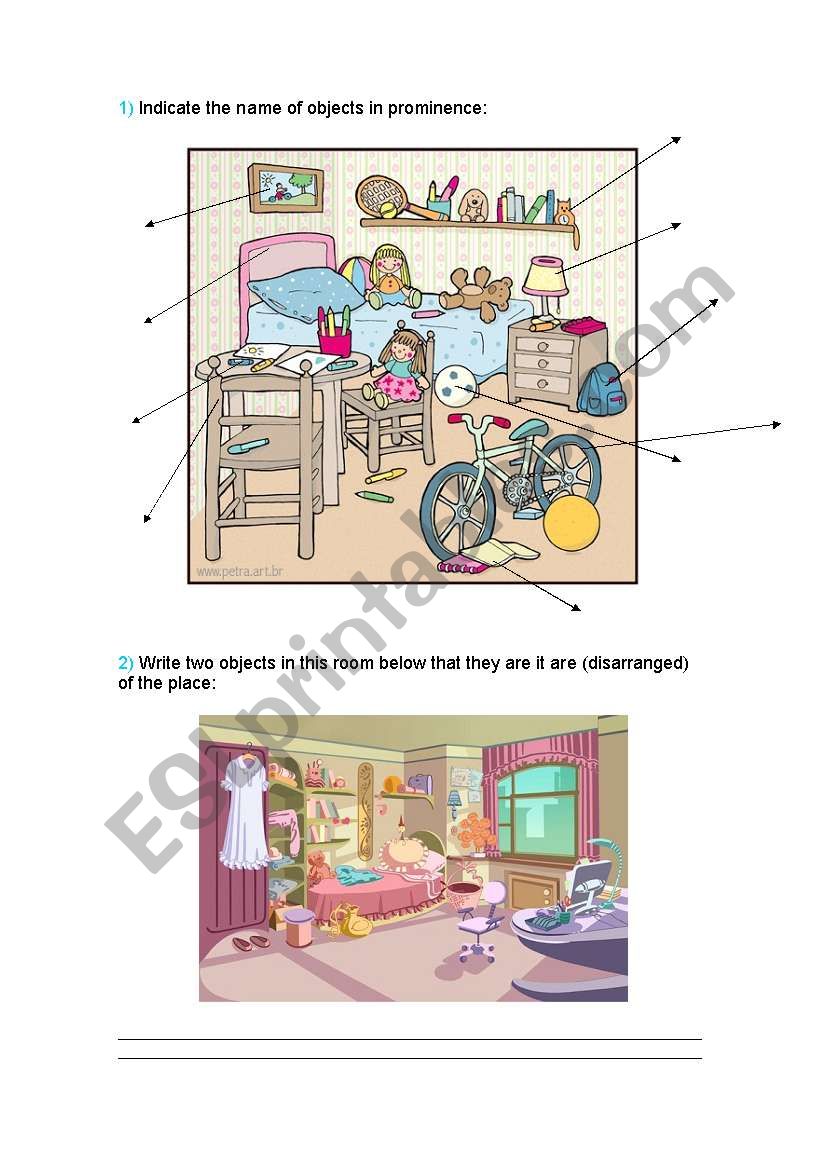 Room - House worksheet