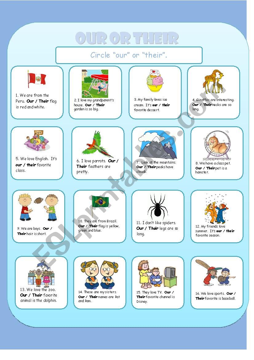 our-their-circle-the-correct-option-esl-worksheet-by-estherlee76