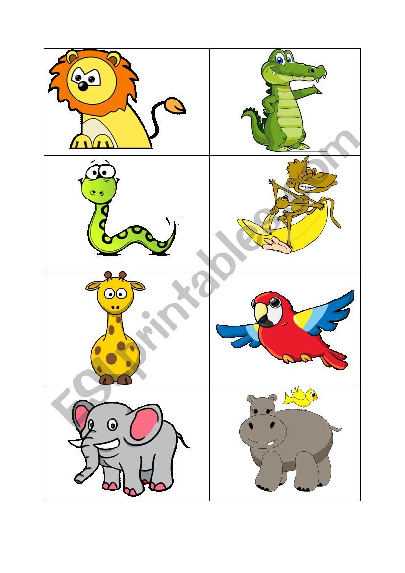 animals worksheet