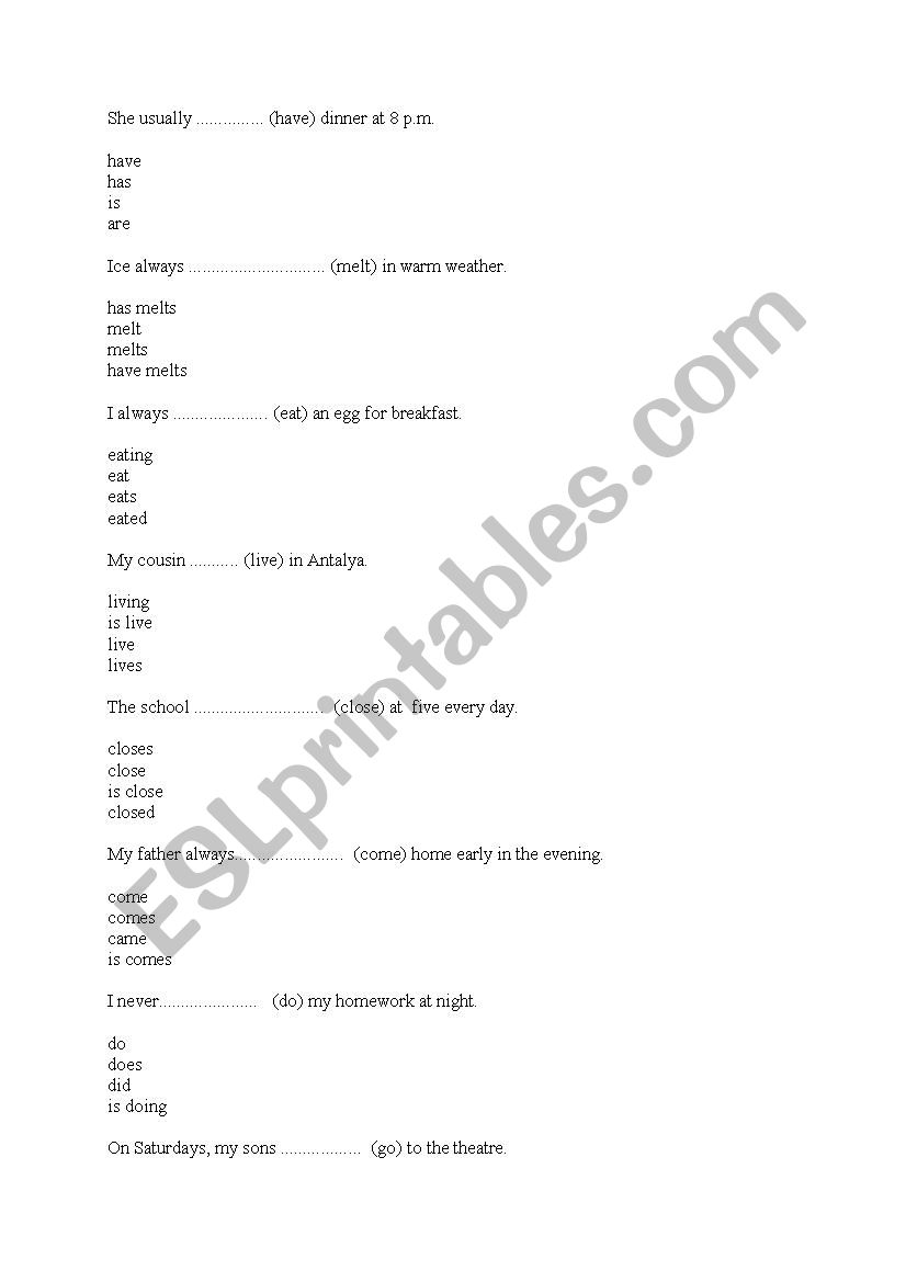 9th ggrade written exam worksheet