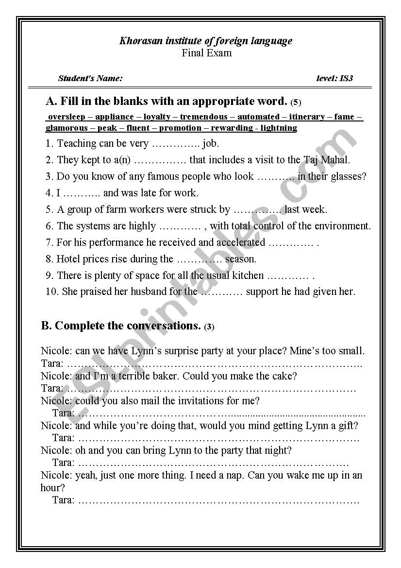 interchange 1 unit 12-16 worksheet