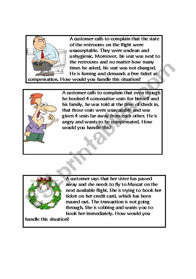 role play worksheet