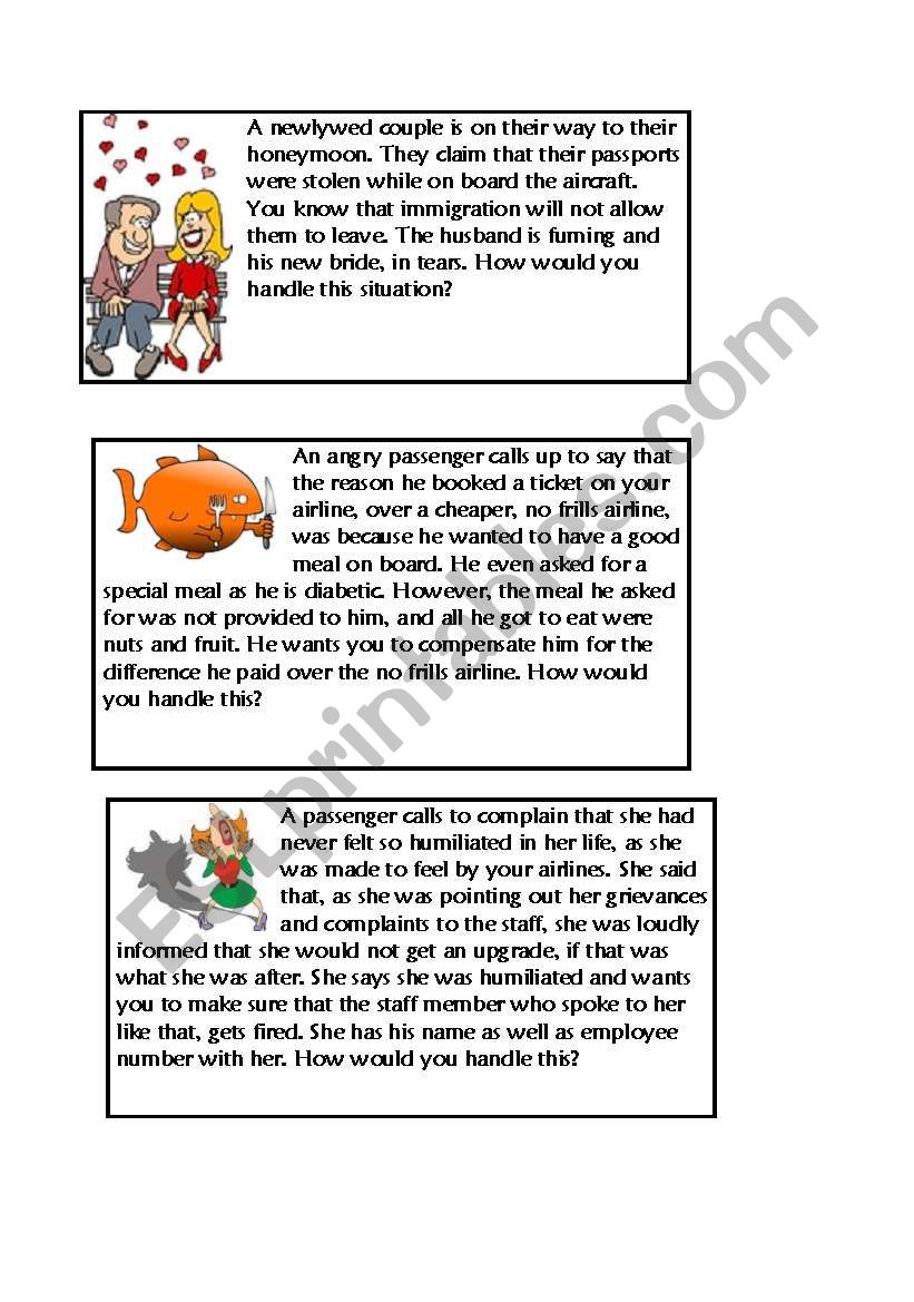 role play worksheet