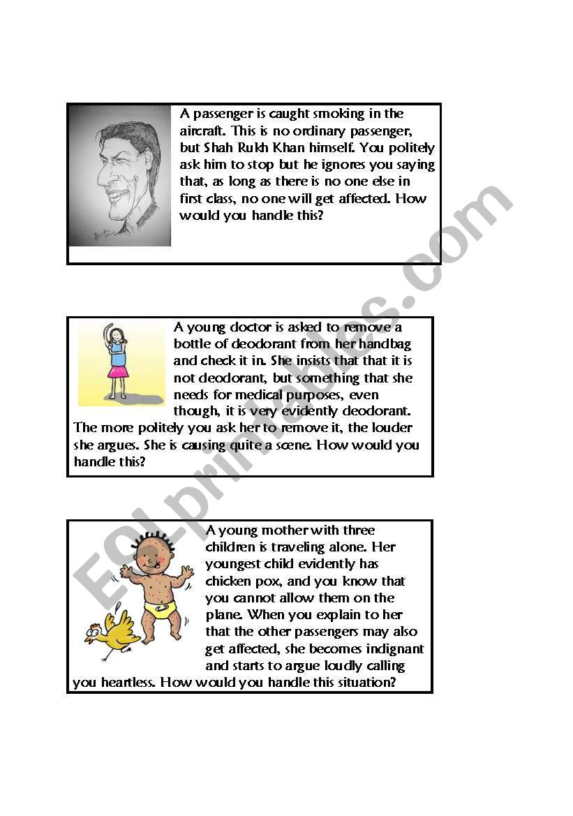 role play worksheet