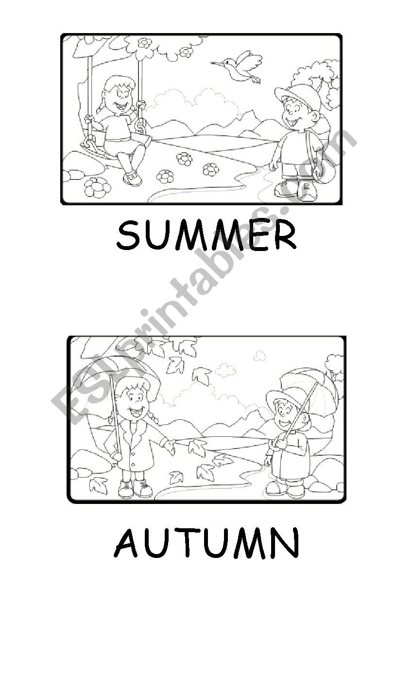 Seasons of the year worksheet