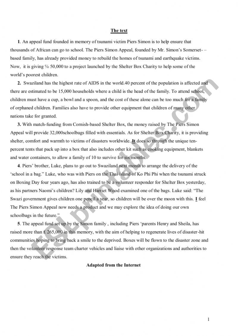 end term test 3 for 3rd Arts worksheet