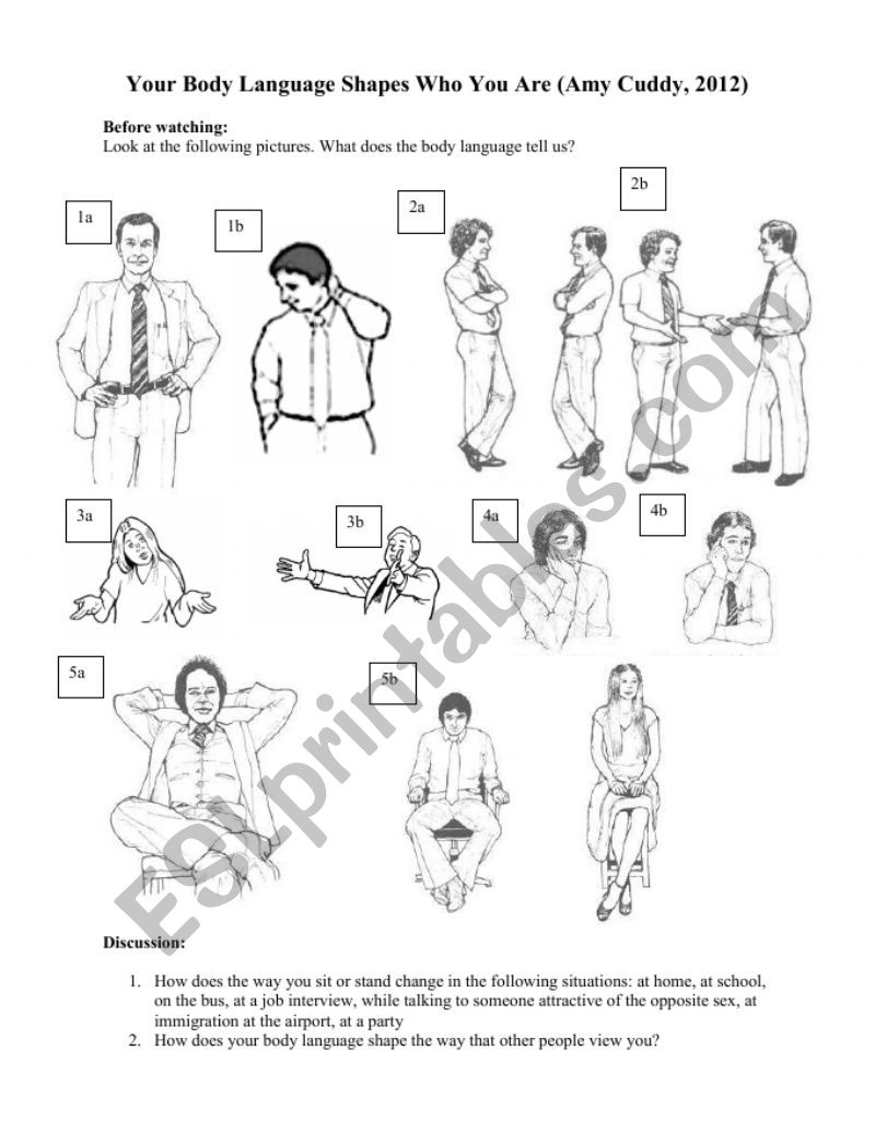 Your Body Language Shapes Who You Are