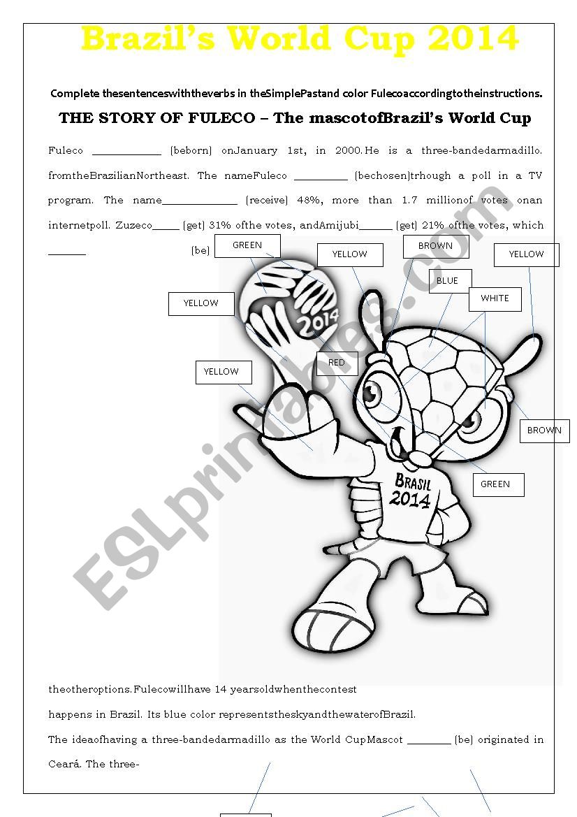 FulecoÂ´s Story: The Mascot of BrazilÂ´s World CUp 2014