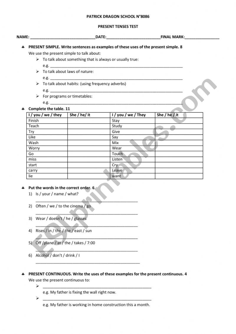 present-tenses-test-esl-worksheet-by-florenciaperez21