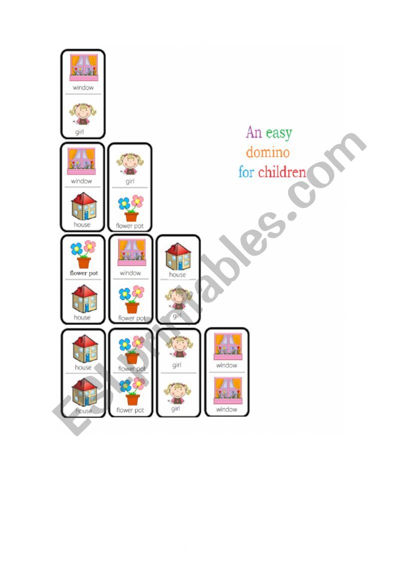 Nice domino worksheet