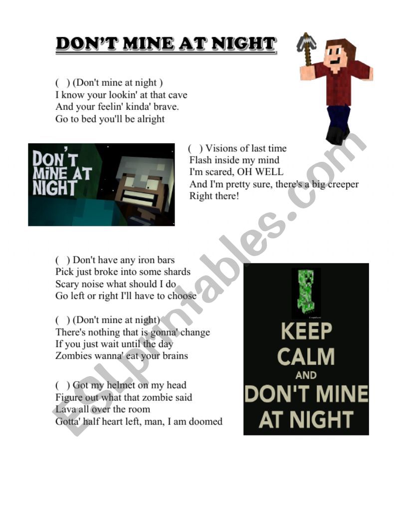 Katy PerryÂ´s parody Â´DonÂ´t mine at night