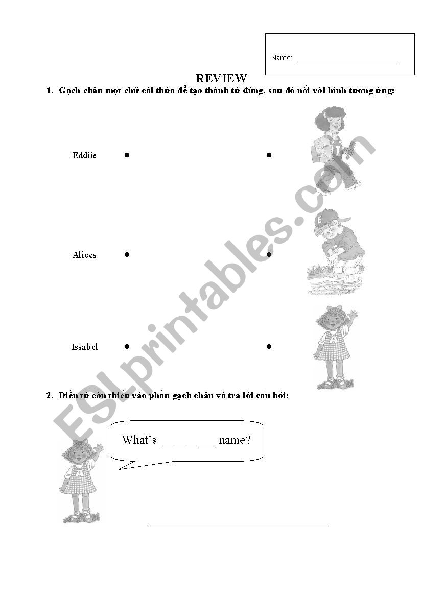 alphabet worksheet