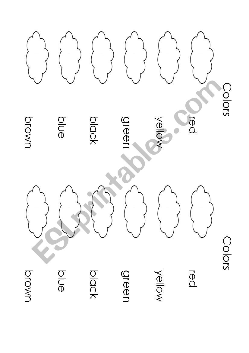 colors worksheet