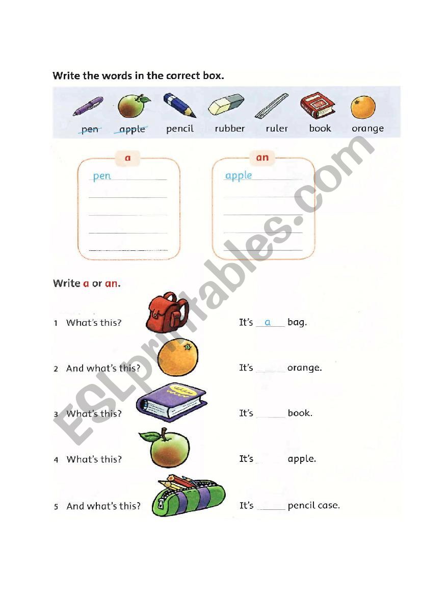 occupations worksheet