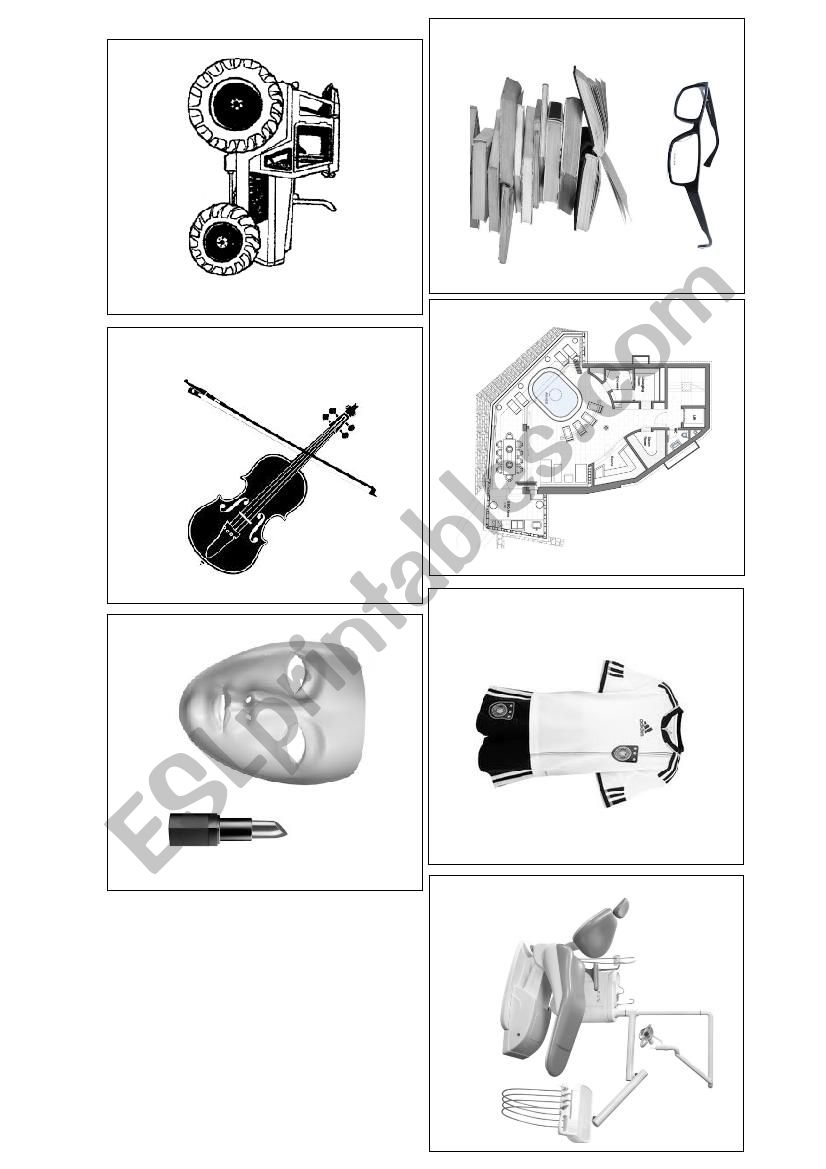 Flashcards Jobs and Possessive Â´s