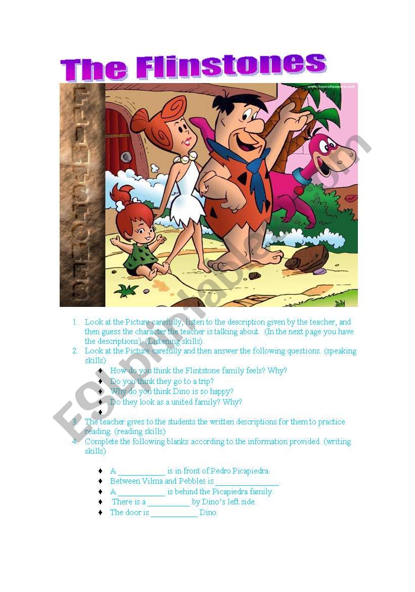 The Flinstone worksheet