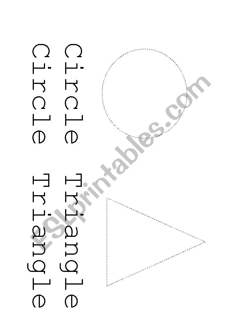 shapes worksheet