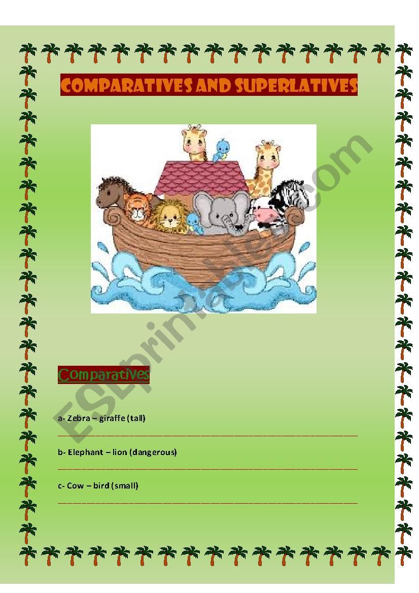 Comparative and Superlative adjectives