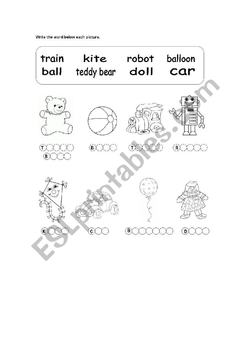 teddy bear worksheet