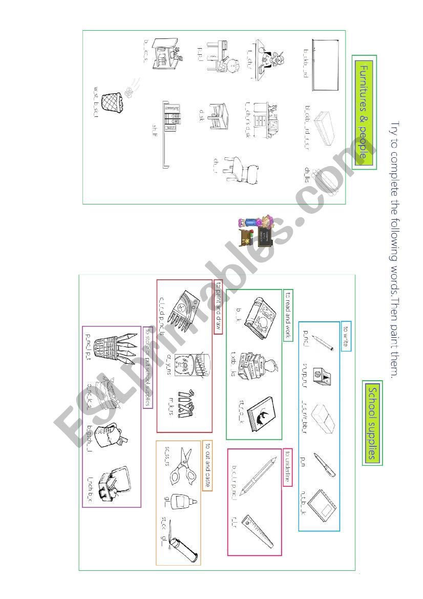 Welcome to my classroom worksheet