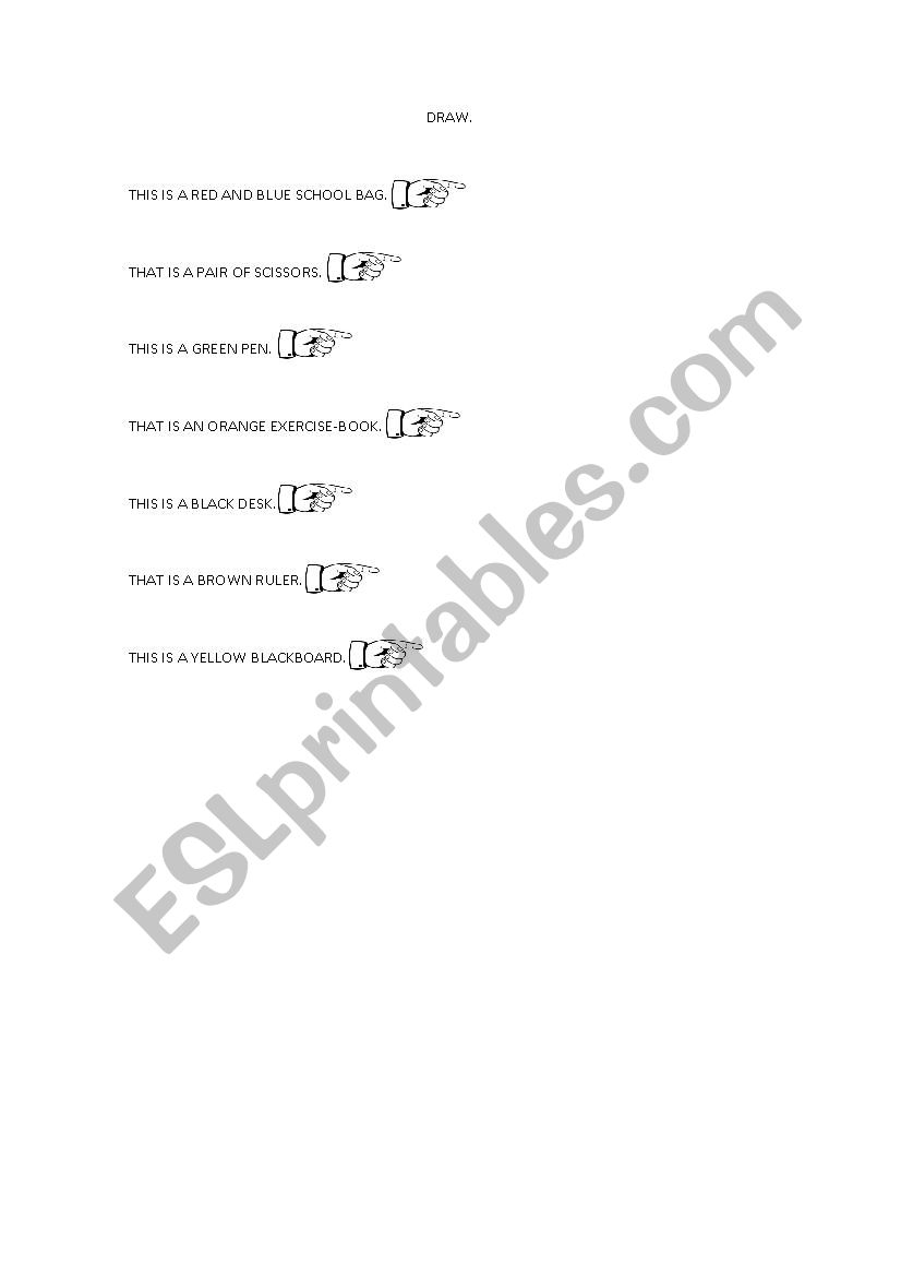 Exercises worksheet