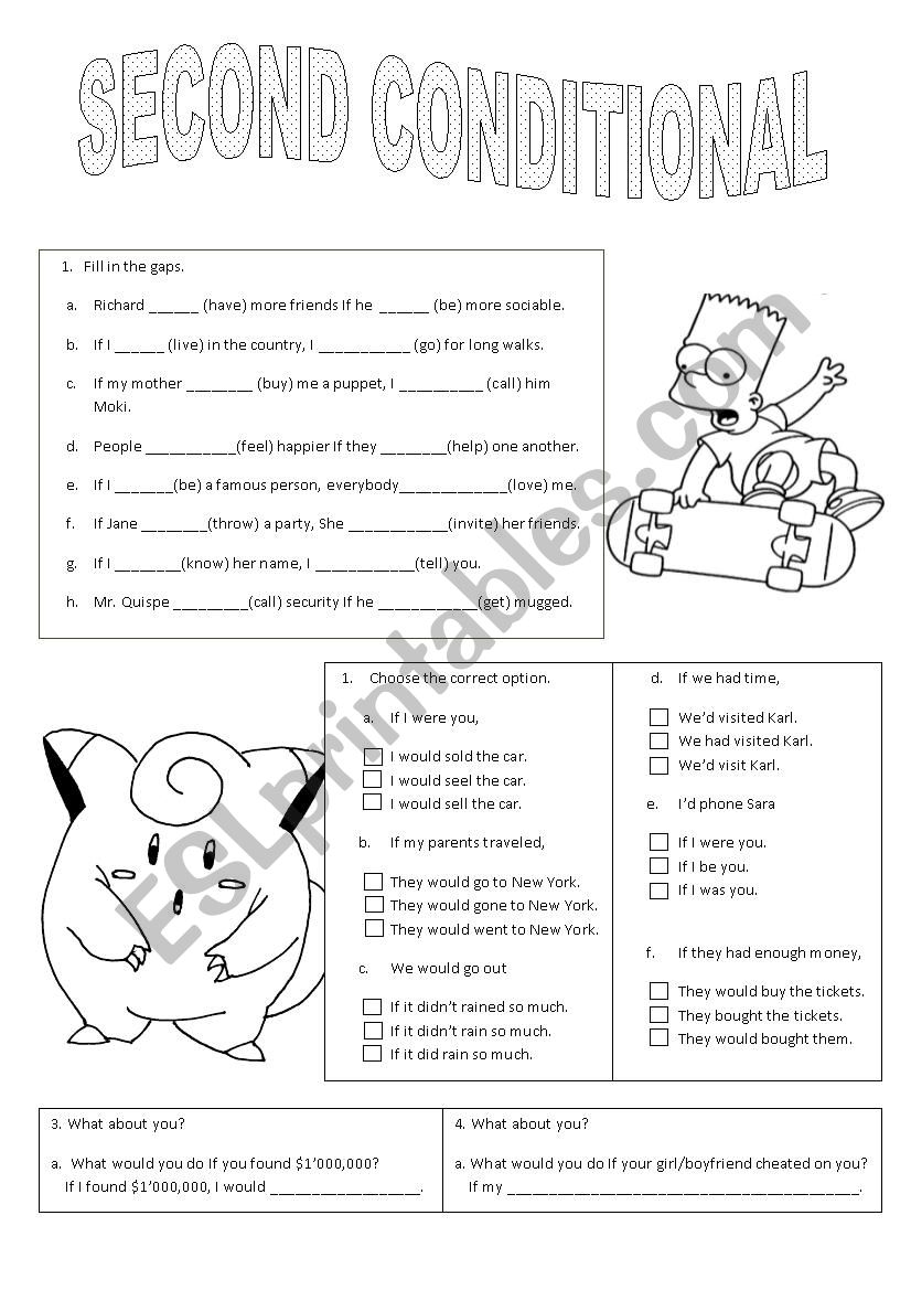 Second Conditional worksheet