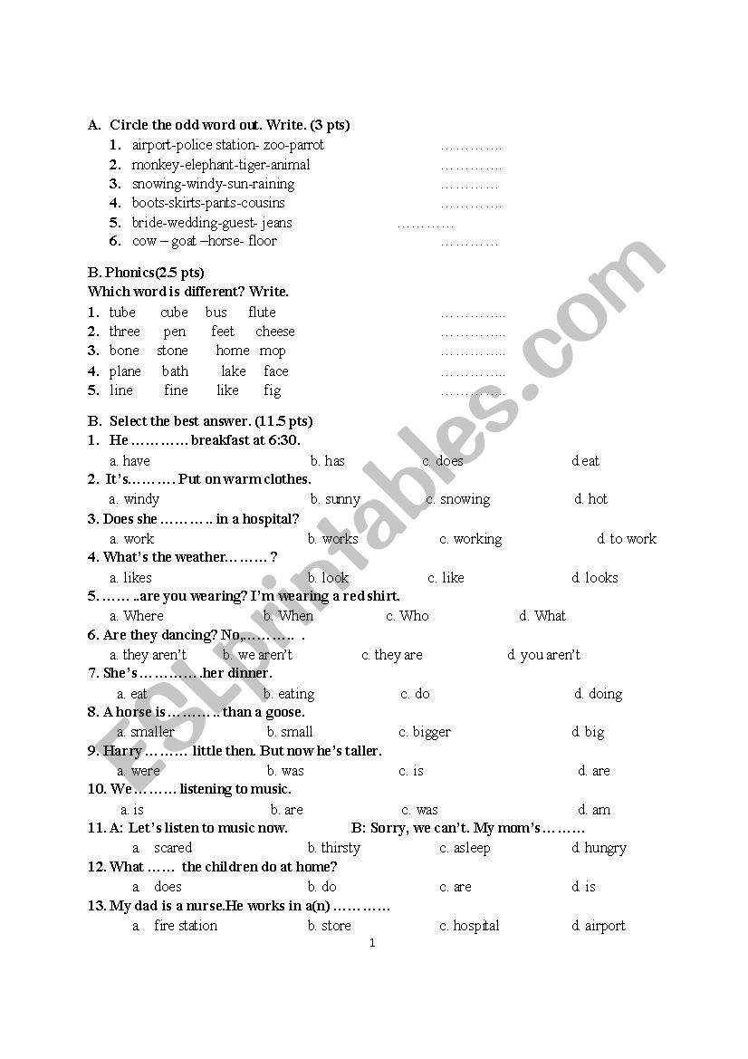 Final test 2