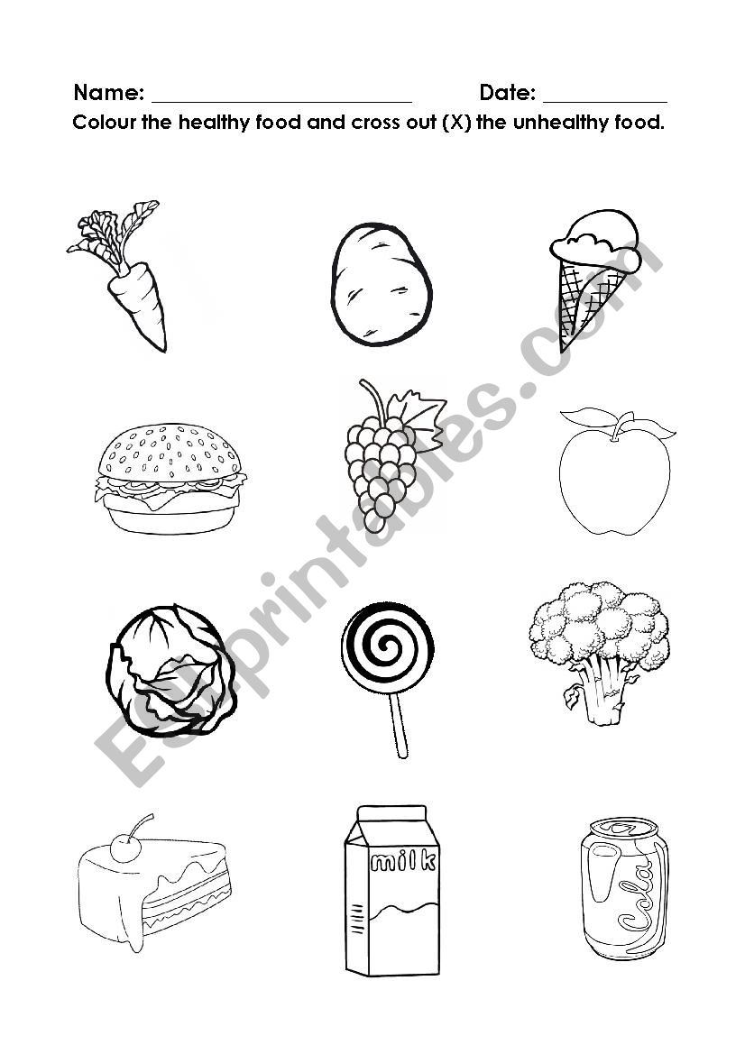 Fast food colored cartoon drawing Royalty Free Vector Image