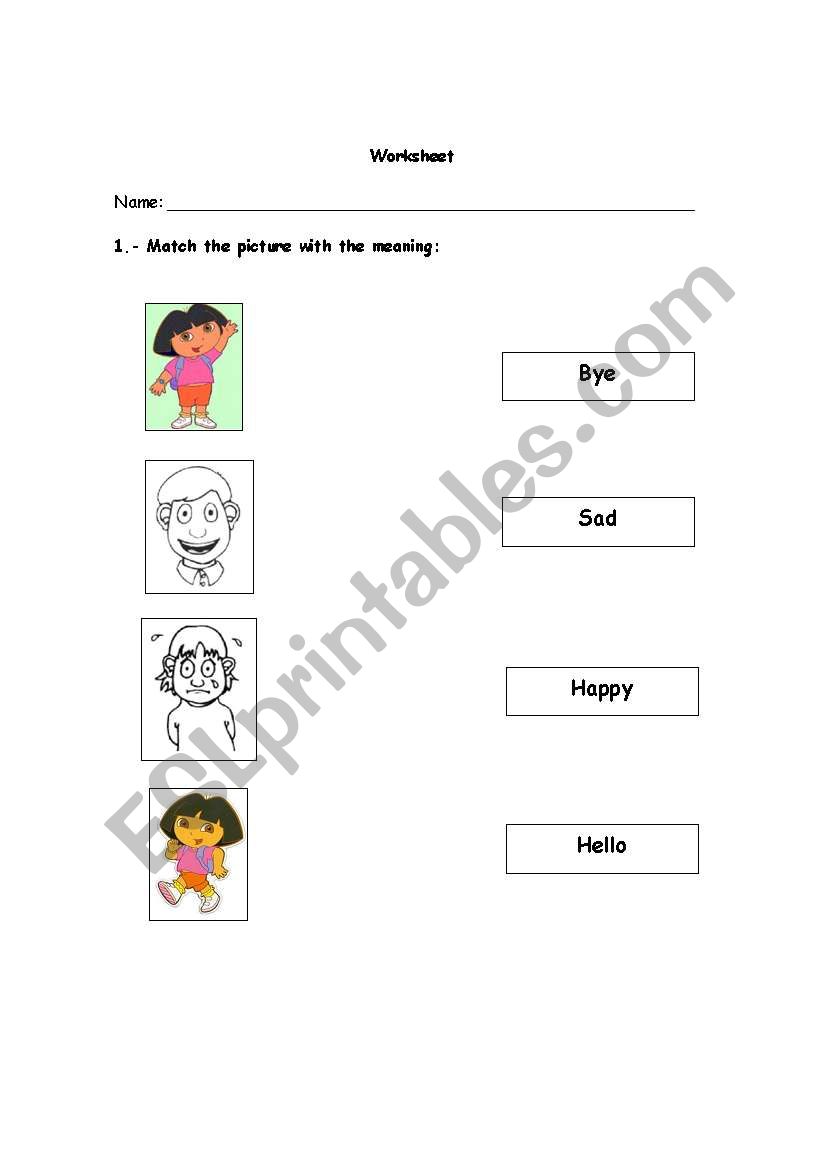 Expressions worksheet