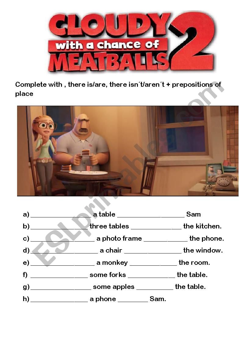 Cloudy with a chance of meatballs 2 movie (1/2)