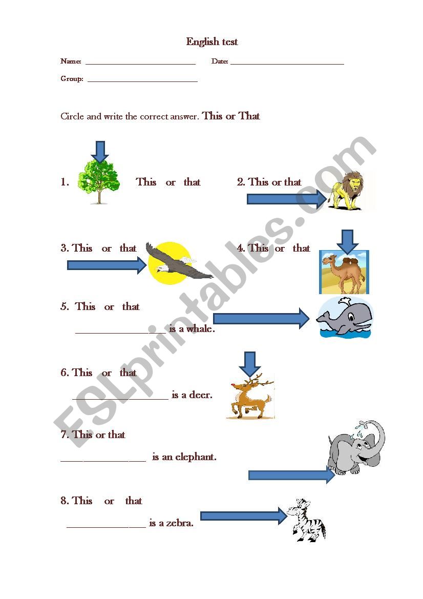 HE-SHE TEST - ESL worksheet by rembrandtvan