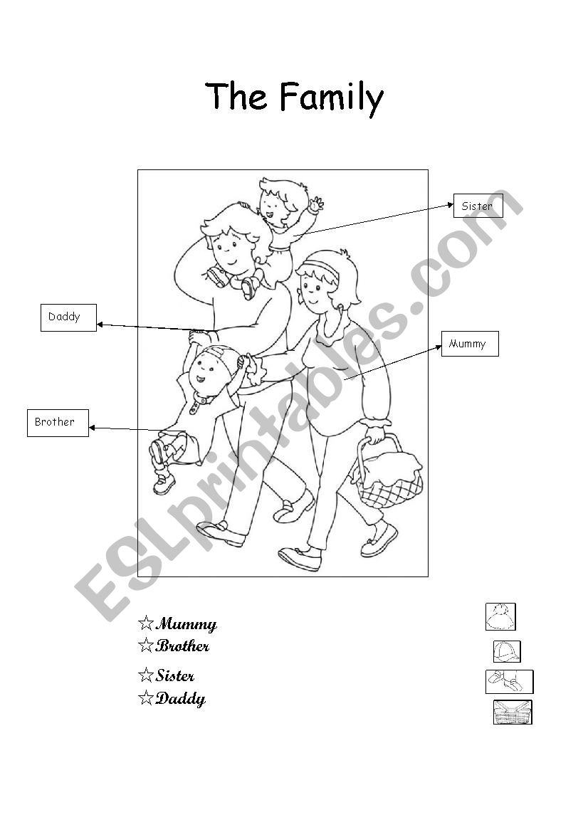 The Family worksheet