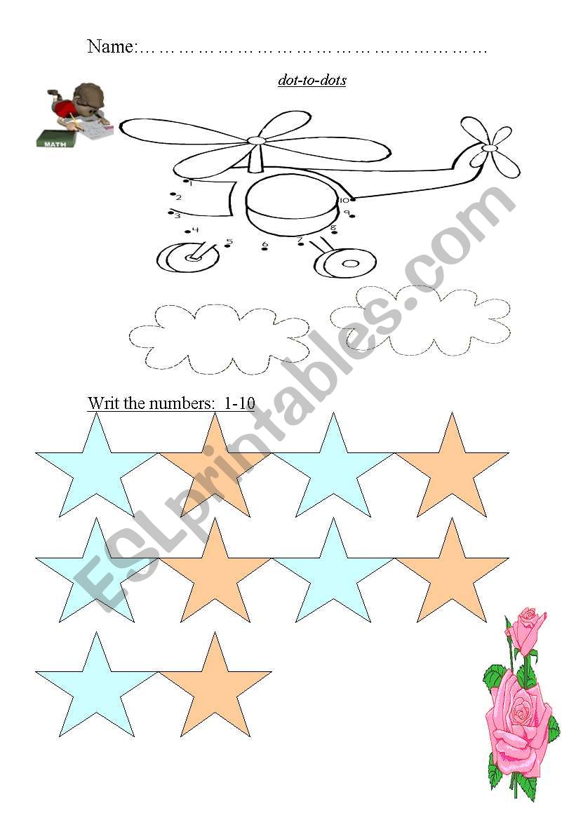 numbers worksheet