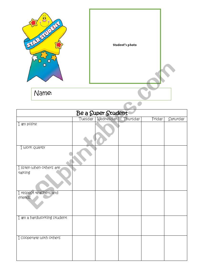 incentive chart worksheet