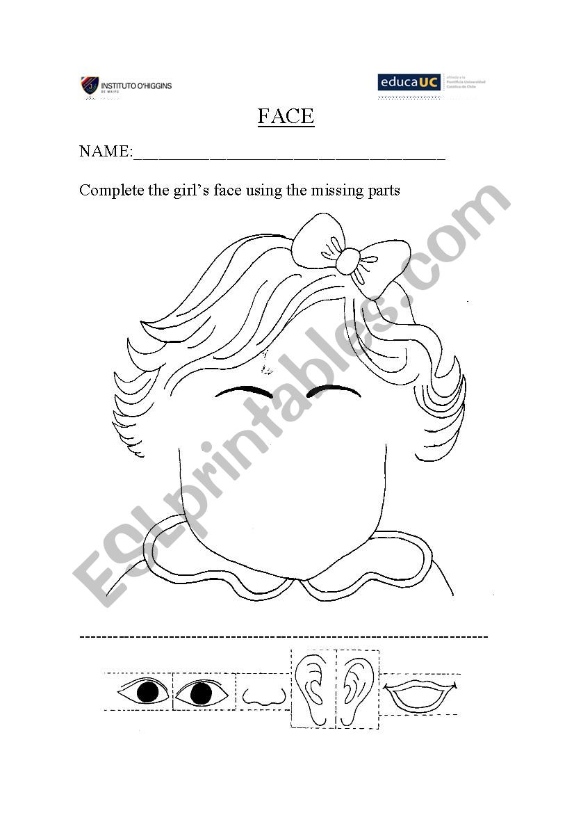 FACE worksheet