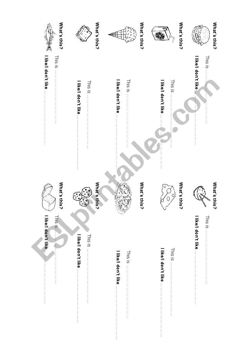 Whats this? worksheet