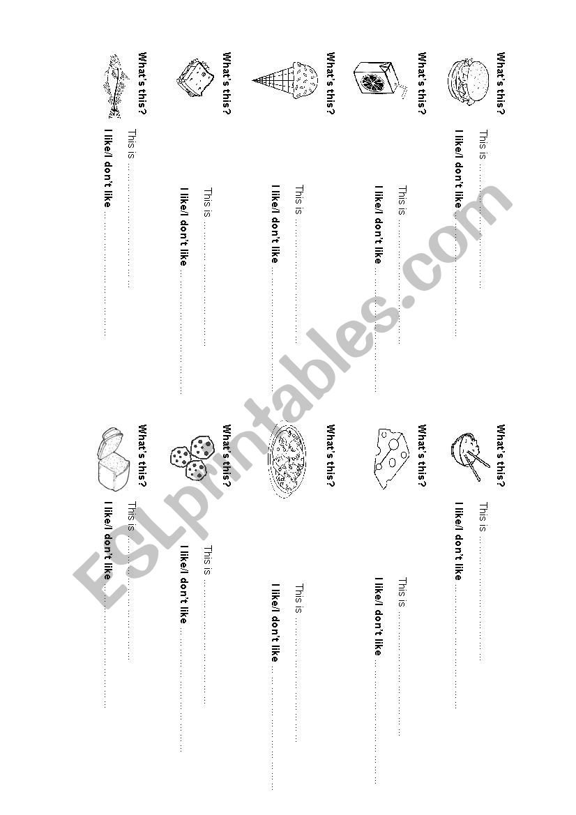 Whats this? worksheet