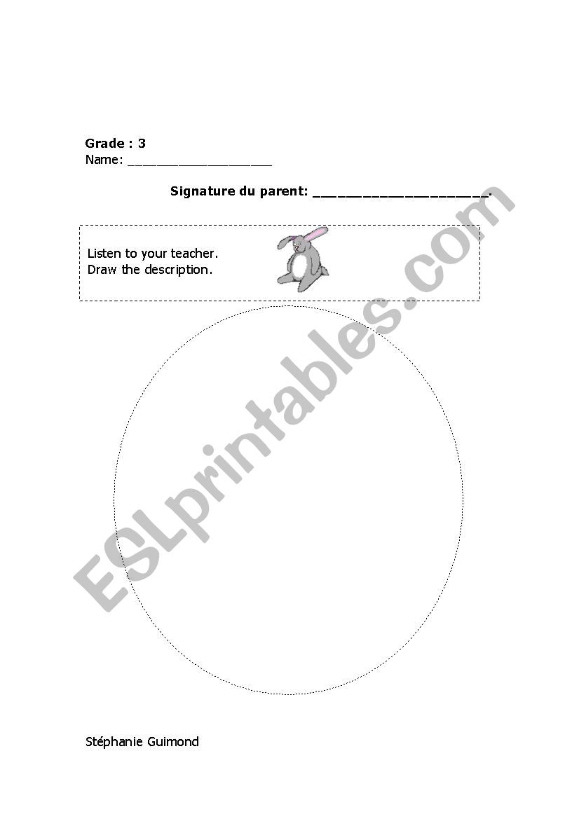 Shapes worksheet