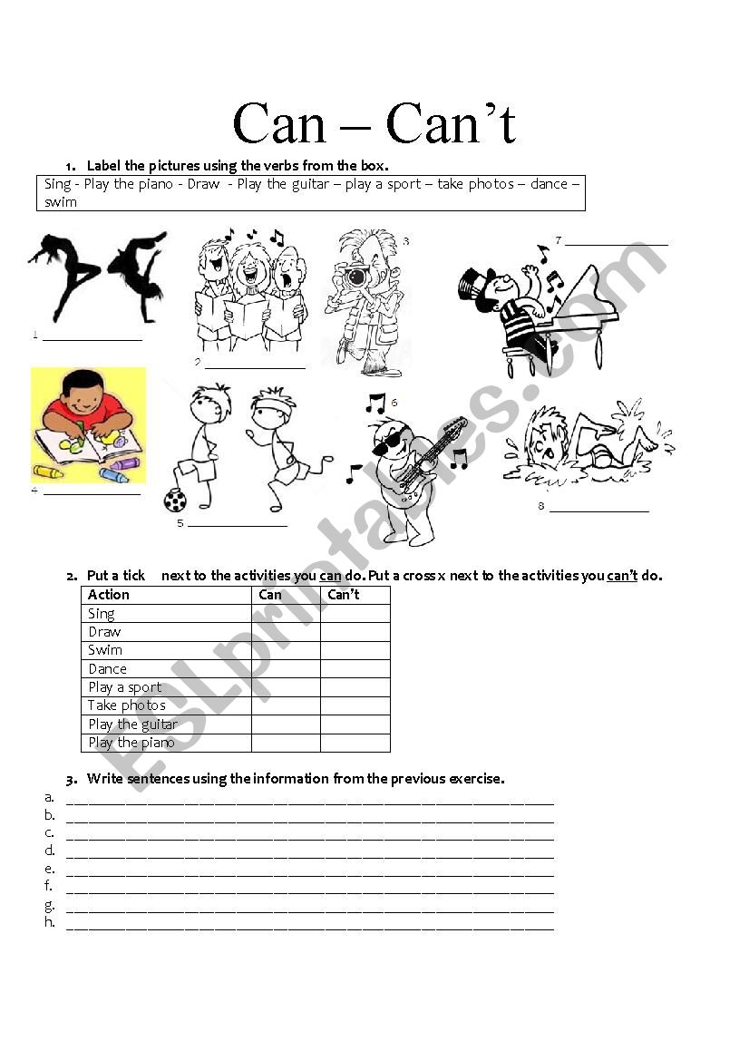 Can-Cant worksheet