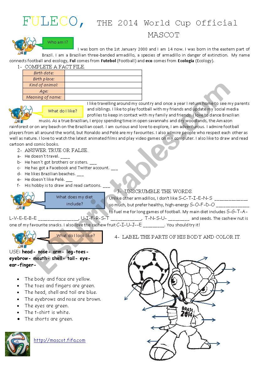 FULECO worksheet