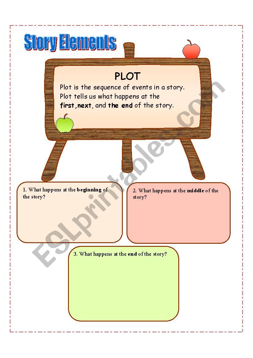 story elements worksheet