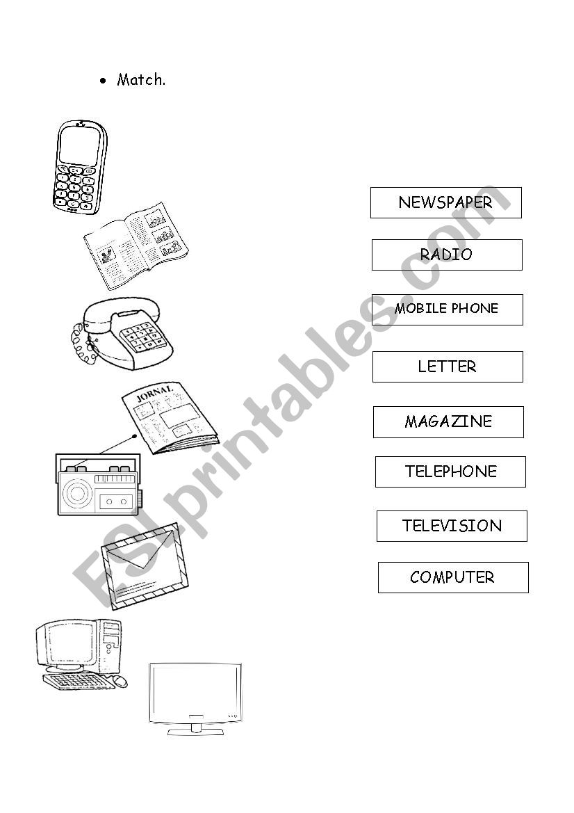 Mass Media worksheet