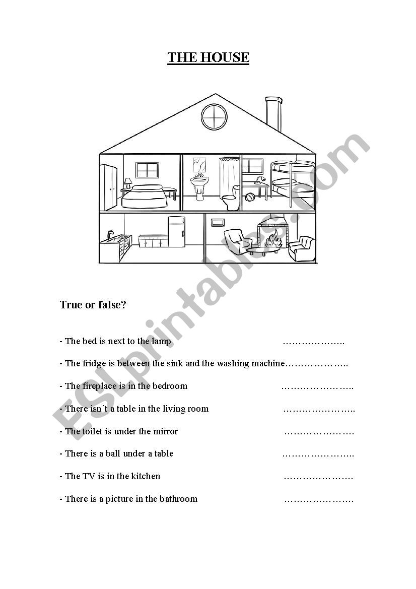 The house worksheet