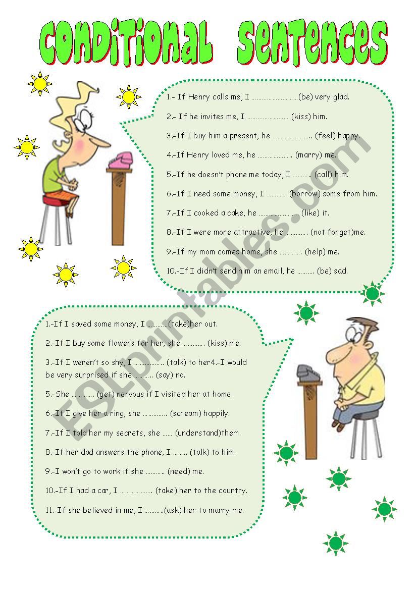 CONDITIONAL SENTENCES worksheet