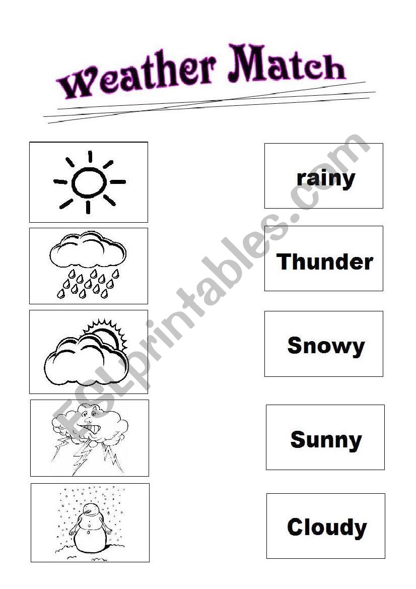 weather work sheet worksheet