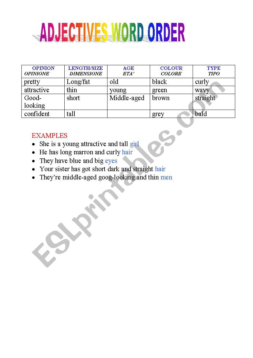 adjectives-word-order-esl-worksheet-by-ascincoquinas