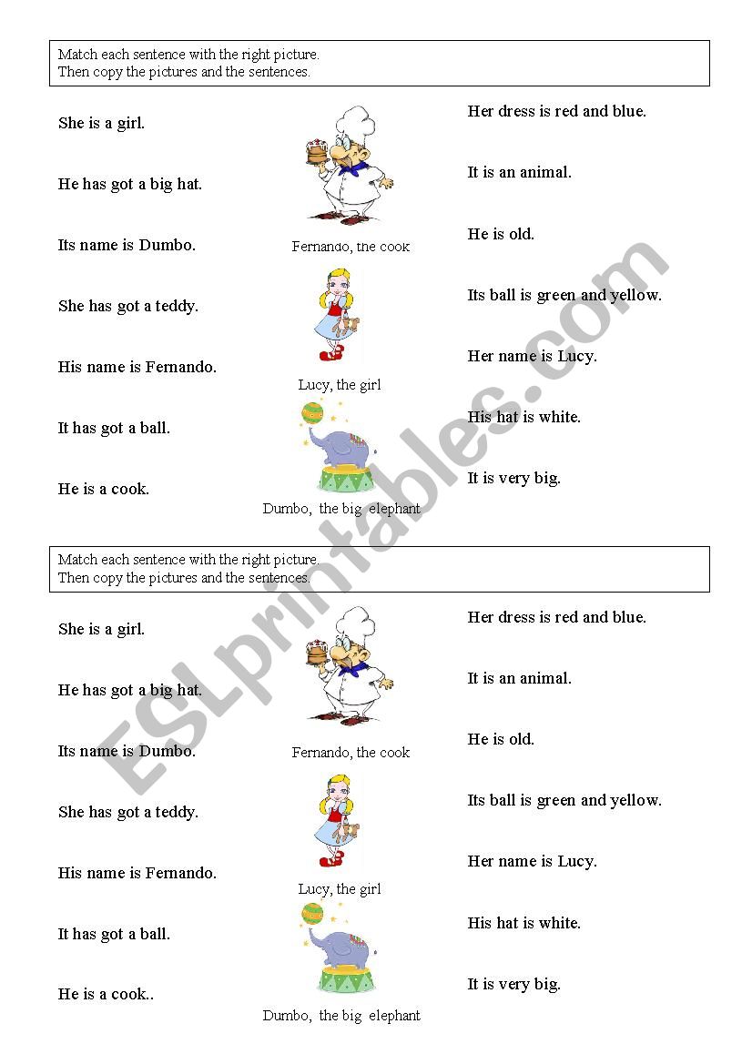 he she it 2 worksheet