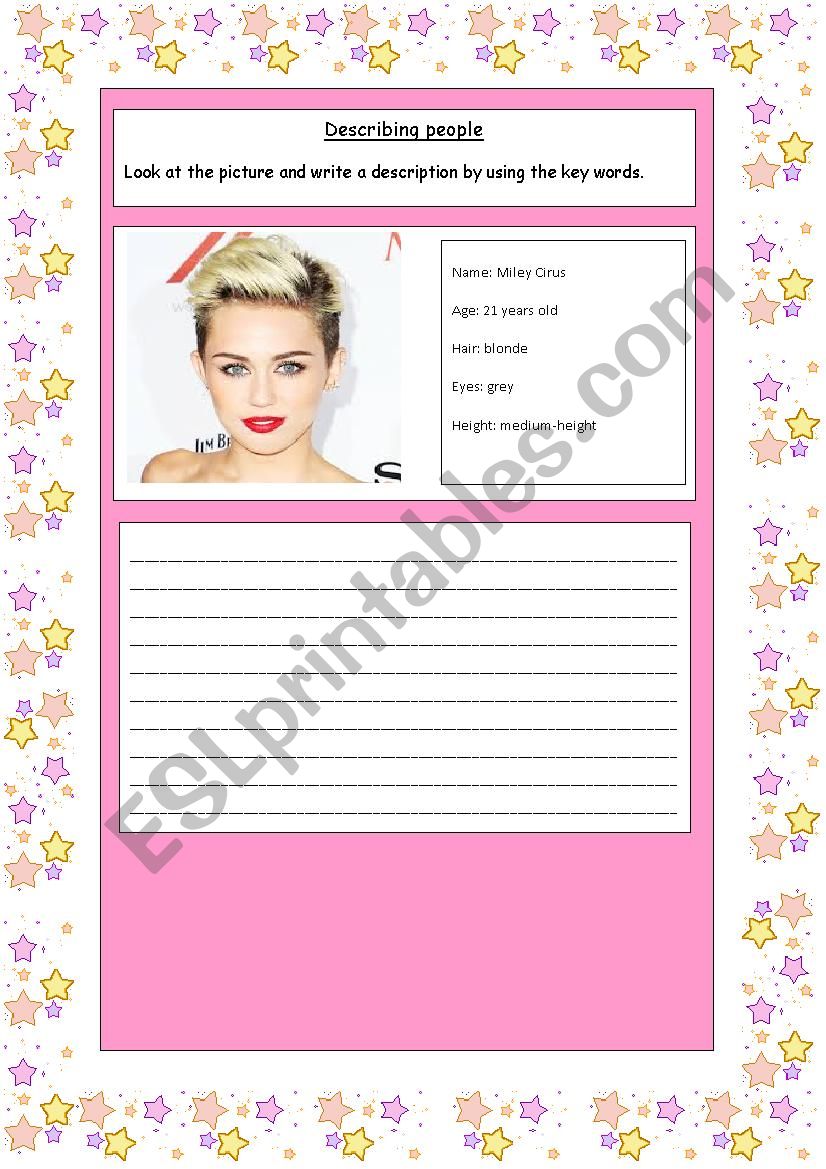 PHYSICAL APPEARANCE  worksheet